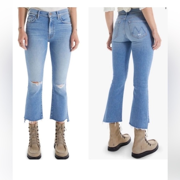 MOTHER Denim - MOTHER The insider crop step fray size 27